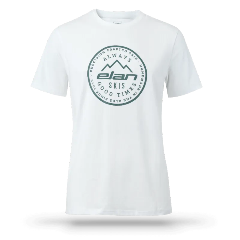 Unisex majica ELAN T-SHIRT CIRCLE WHITE